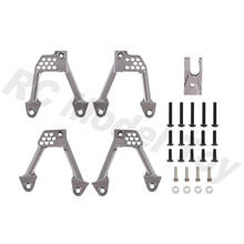 4PCS RC Car CNC Aluminum Shock Damper Towers Mount For 1/10 RC Crawler Axial SCX10 II 90046 90047 Upgrade Accessories 2024 - buy cheap