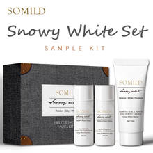 SOMILD Whitening Skin Care Set Travel Suit Moisturizing Face Cream Blackhead Remove Cleanser Facial Serum Whiten Korea Cosmetics 2024 - buy cheap