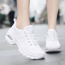 Baideng-zapatillas de deporte para mujer, calzado deportivo con amortiguación y aumento de altura, cómodas para caminar, talla 42, color blanco 2024 - compra barato
