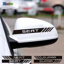 1 пара Автомобильная наклейка на зеркало заднего вида для сиденья Leon CUPRA R автомобильные аксессуары 2024 - купить недорого