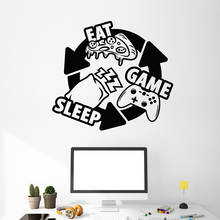 Hot Eat game sleep Wall Art Decal Decoration Fashion Sticker For Kids Rooms Decoration Decoration Accessories Murals 2024 - buy cheap