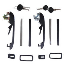 Manija de puerta Exterior con textura negra para VW, VW Golf MK1 accesorio para, Golf MK2, Jetta MK1, Jetta MK2, 191, 837, 205A 2024 - compra barato