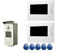7-дюймовый видеодомофон RIFD, домофон, дверной звонок со стандартным ночным видением, камера видеонаблюдения 2024 - купить недорого