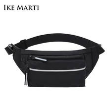 Ike marti pochete masculina, bolsa de cintura para estudantes, viagens, escola, bolsa transversal masculina, de marca, à prova d'água, fashion de peito 2020 2024 - compre barato