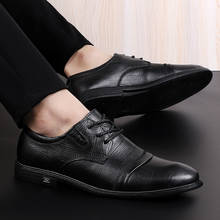 Мужские классические туфли из натуральной кожи, на шнуровке, оксфорды, модные туфли в ретро стиле, элегантная рабочая обувь, классические туфли 2024 - купить недорого