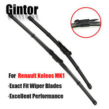 Gintor AUTO Car Wiper LHD Front Wiper Blades For Renault Koleos MK1 2008 -  Windshield Windscreen Front Window 24"+19" 2024 - buy cheap