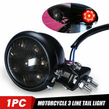 Luz trasera LED roja para motocicleta, lámpara de freno de alta calidad, 12V, para Harley, Bobber, Chopper, Cafe 2024 - compra barato