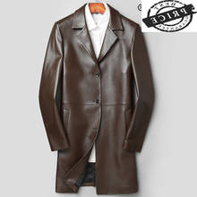 Leather Jacket Genuine Men Winter Autumn Clothes 2021 Fashion Man Business Jackets Long Real Sheepskin Coat Chaqueta 1a03   2024 - buy cheap
