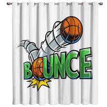 Modern Window Curtains Comic Cartoon Basketball Curtains Living Room Decor Curtains for Living Room Luxury Home Decor 2024 - buy cheap