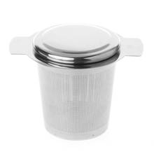 1Pc Reusable Stainless Steel Tea Infuser Basket Fine Mesh Strainer 2 Handles 2024 - buy cheap