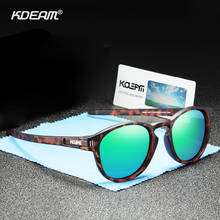 KDEAM-gafas de sol polarizadas redondas clásicas para hombre, TR90 ultraligeras, con montura de Metal, para viajes al aire libre, UV400, KD183 2024 - compra barato