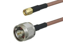 Conector macho RG142 N a RP-SMA macho, Conector recto RF Coaxial, Cable Pigtail 6 pulgadas ~ 10M, 1 ud. 2024 - compra barato