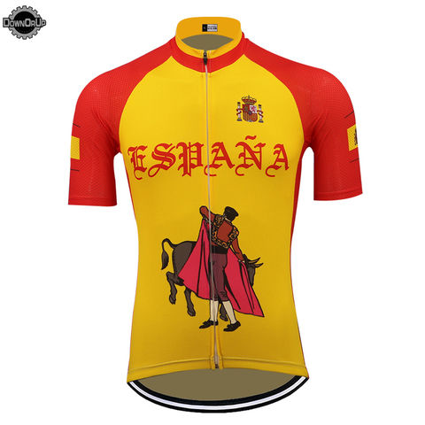 Espana cycling jersey ropa ciclismo mtb jersey Spain cycling clothing  men short sleeve bicycle clothes maillot ciclismo 2022 - buy cheap