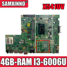 Akemy X541UV Laptop motherboard for ASUS VivoBook X541UA X541U original mainboard 4GB-RAM I3-6006U GM 2024 - buy cheap