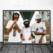 Canvas Poster Prints Hot New Flatbush Zombies Rap Music Stars Singer Album Oil Painting Art Wall Pictures Living Room Home Decor 2024 - buy cheap
