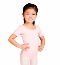 Speerise-Mallas de gimnasia de LICRA con cuello redondo para niña, ropa de baile de Ballet de manga corta para niño, mono de puesta en escena 2024 - compra barato