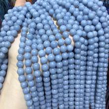 AAA Natural Stone Bead Blue Angel Stone Loose Beads For Jewelry Making DIY Necklace Bracelet Earrings Anklet Accessory 2024 - buy cheap