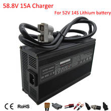 900W 52V 15A Lithium Fast Charger 58.8V 10A 14S 48V 51.8V Li-ion Ebike Electric Bicycle Forklift Sweeper Battery Pack Charger 2024 - buy cheap