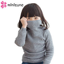 Baby Girl Winter Clothes High Neck Kids Ribbed Sweater Knitted Tops Boys Girl Sweater Pullovers Baby Boy Clothes Toddler Sweater 2024 - buy cheap