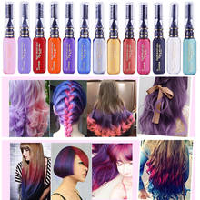 Crema de Color para el cabello en 13 colores, crema de tinte temporal para el cabello Unisex, rayas Herramienta de Peinado 2024 - compra barato