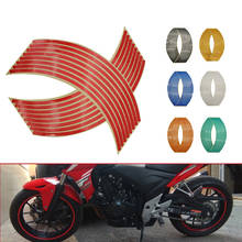 Pegatina para rueda de motocicleta, cinta reflectante 3D para Honda GROM MSX125 CB 400SF 650 125 R 650R R900RR R250R 2024 - compra barato