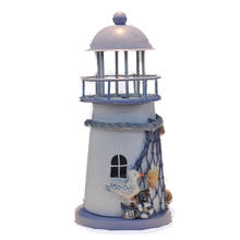 4 Differents Style Retro Small Model Lighthouse Ornaments Home and Garden Decoration Wedding Accessories Desk Ornaments 2024 - buy cheap