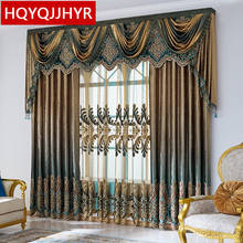 HQYQJJHYR European style luxury custom velvet embroidered decorative curtains for living room apartment hotel bedroom kitchen 2024 - buy cheap