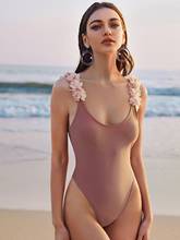 Цельный купальный костюм 2020 Сексуальная купальная одежда женский купальный костюм Винтажная летняя пляжная одежда бандажный Монокини Купальный Костюм 2024 - купить недорого