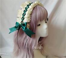 Vintage Lolita Girl Headband  Bowknot Headwear Cosplay Princess Hair band Hairpin Hair Accessories B779 2024 - buy cheap