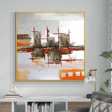 Abstract Landscape Painting 100% Hand Painted Oil Painting On Canvas Handmade Wall Art Poster Painting For Modern Home Decor 2024 - buy cheap