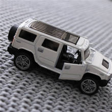 Modelo de coche de aleación 1:32, vehículo de juguete de Metal Hummer SUV 2024 - compra barato