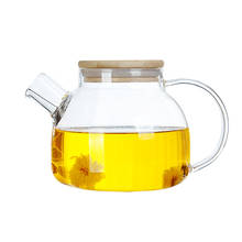Free shipping1000ML Large Capacity Transparent Heat Resistant High Borosilicate Glass Tea Pot with Filter Kung Fu Tea Set Teapot 2024 - buy cheap