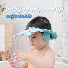 Baby Shower Hat Adjustable Baby Shampoo Cap For Infant Ear Protection Hair Wash Children Bath Visor Kids Bathing Shampoo Head Co 2024 - buy cheap