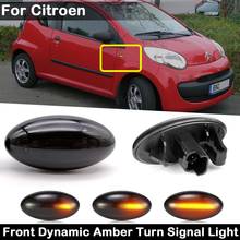 2Pcs For Citroen C1 C2 C3 C4 C5 C6 Xsara C-Crosser C-Elysee Berlingo Dispatch Spacetourer LED Side Marker Lamp Turn Signal Light 2024 - buy cheap