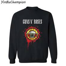 Свитшот Guns N Roses, мужские толстовки с металлическим рисунком, мужская спортивная одежда на весну и зиму, одежда для мужчин, спортивные костюмы в стиле хип-хоп 2024 - купить недорого
