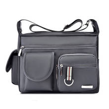 Мужская сумка через плечо, сумка-мессенджер из нейлона, британский стиль для отдыха, высокое качество, многофункциональный дизайн, большая емкость 2024 - купить недорого