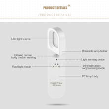 Anern Night Lamp Bedroom Decor Children's USB Charging Bedroom Decoration Led Night Light With Motion Sensor 2024 - buy cheap