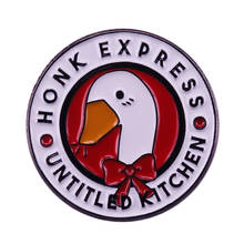Honk Экспресс Кнопка лацкан булавка без названия Гусь игровой мем подарок 2024 - купить недорого