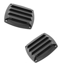 2pcs 3 Inch Plastic Louvered Vents Boat Marine Yacht Air Vent - Black 2024 - buy cheap