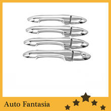 Flexible chrome trim Chrome Door Handle Cover for Ford Focus MK1 00-07-Free Shipping 2024 - buy cheap