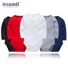 Ircomll 2021 5PCS/Set  Baby Boy Girl Clothes For Newborn Baby Solid Cotton Underwear Boy Girls Jumpsuit Kids Clothing 2024 - buy cheap