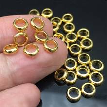 20pcs/lot Top Quality Gold Tone Stainless Steel Big Hole Beads for DIY Jewelry Making Findings Accessories 6mm/8mm 2024 - buy cheap