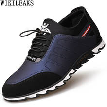 Mens Shoes Casual Men Sneakers Fashion Leather Shoes Men New 2022 Designer Elevator Shoes for Men Zapatillas Hombre Chaussure 2024 - buy cheap