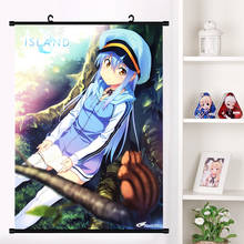 Anime jogo ilha ohara rinne sara garando karen kurutsu rolo de parede mural cartaz de parede pendurado cartaz decoração da sua casa coleção arte 2024 - compre barato