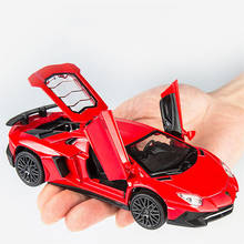 Carro esportivo diecast com som e luz, 10: 10 modelo de carro, carro de brinquedo, veículos para crianças 2024 - compre barato