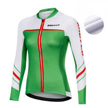 Mieyco Winter Cycling Jersey Thermal Fleece Women's Long Sleeve Top Sports Mountain Bike Shirt Bicycle Jacket Windbreaker Racing 2024 - buy cheap