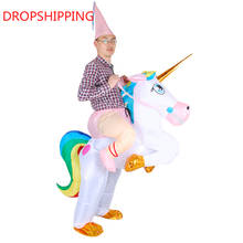 Disfraz de unicornio para hombre y mujer, disfraz de caballo para Halloween, Carnaval, navidad 2024 - compra barato