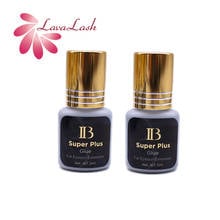2 Bottles IB Ibeauty Super Plus Glue Black 1-2 Seconds Duration 5-6 Weeks For Eyelash Extension Glue Gold Cap 5ml Original Korea 2024 - buy cheap