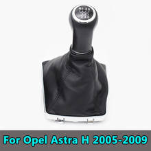 6 velocidade alavanca do deslocamento de engrenagem do carro alavanca gaitor bota capa para opel/vauxhall astra h 2005 2006 2007 2008 2009 2024 - compre barato