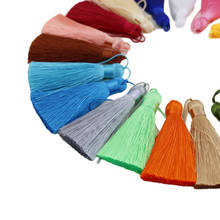 (5 pieces/pack) 80mm Silk Tassels Earrings Accessories Jewelry Accessories Handwork Jewelry Findings Wholesale Tassels 2024 - buy cheap